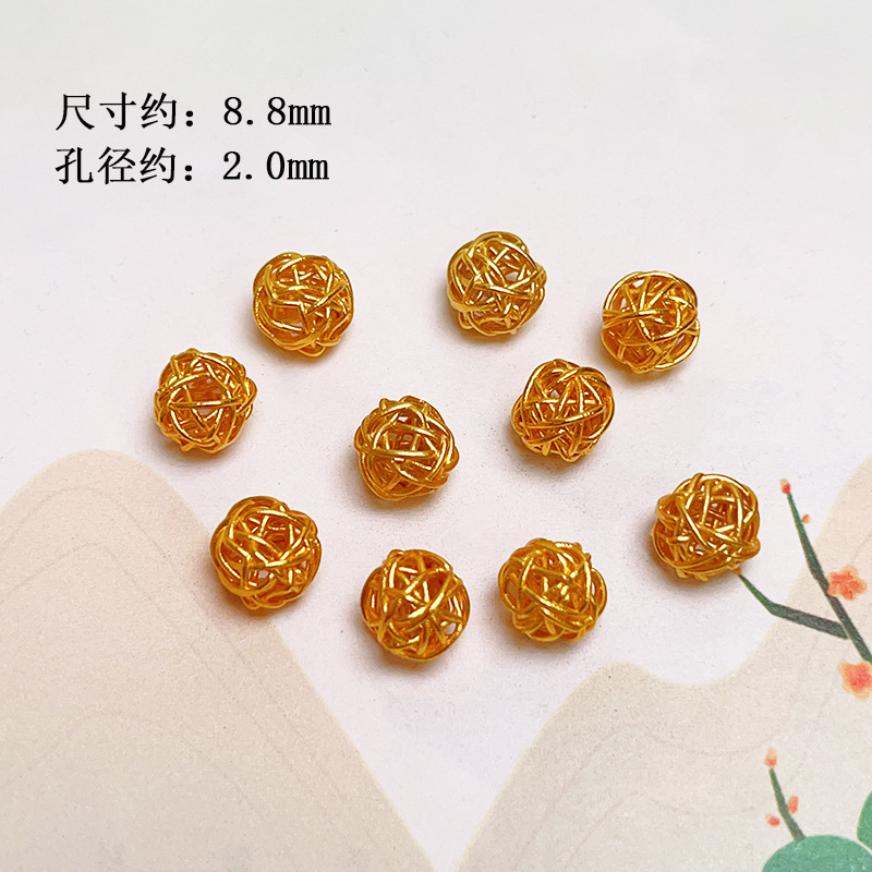 S925 Silver-plated Gay Words Luck Bead Xiangyun Loop Bagel Pendant Bracelet Necklace DIY Accessories