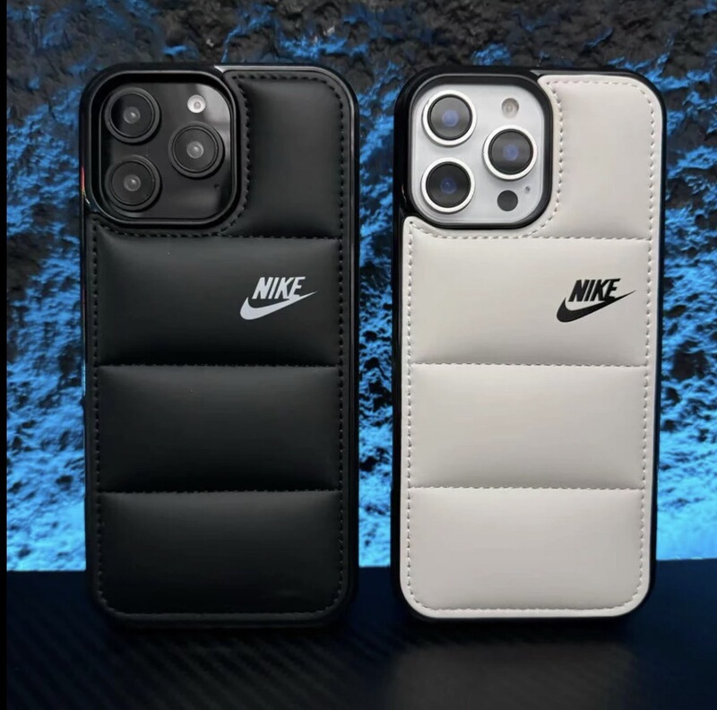 Europe and the United States cool cotton down jacket iPhone16promax mobile phone case 11 cross-border foreign trade apple 13 couples 15