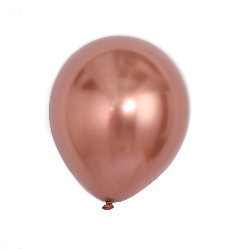 新款纯色简约乳胶气球婚礼生日气球公司庆典派对布置镭射硅胶气球详情7