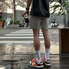 アメリカン薄手クォーターパンツメンズクール通気性速乾カジュアルパンツメンズ立体裁断巾着スポーツショーツ夏