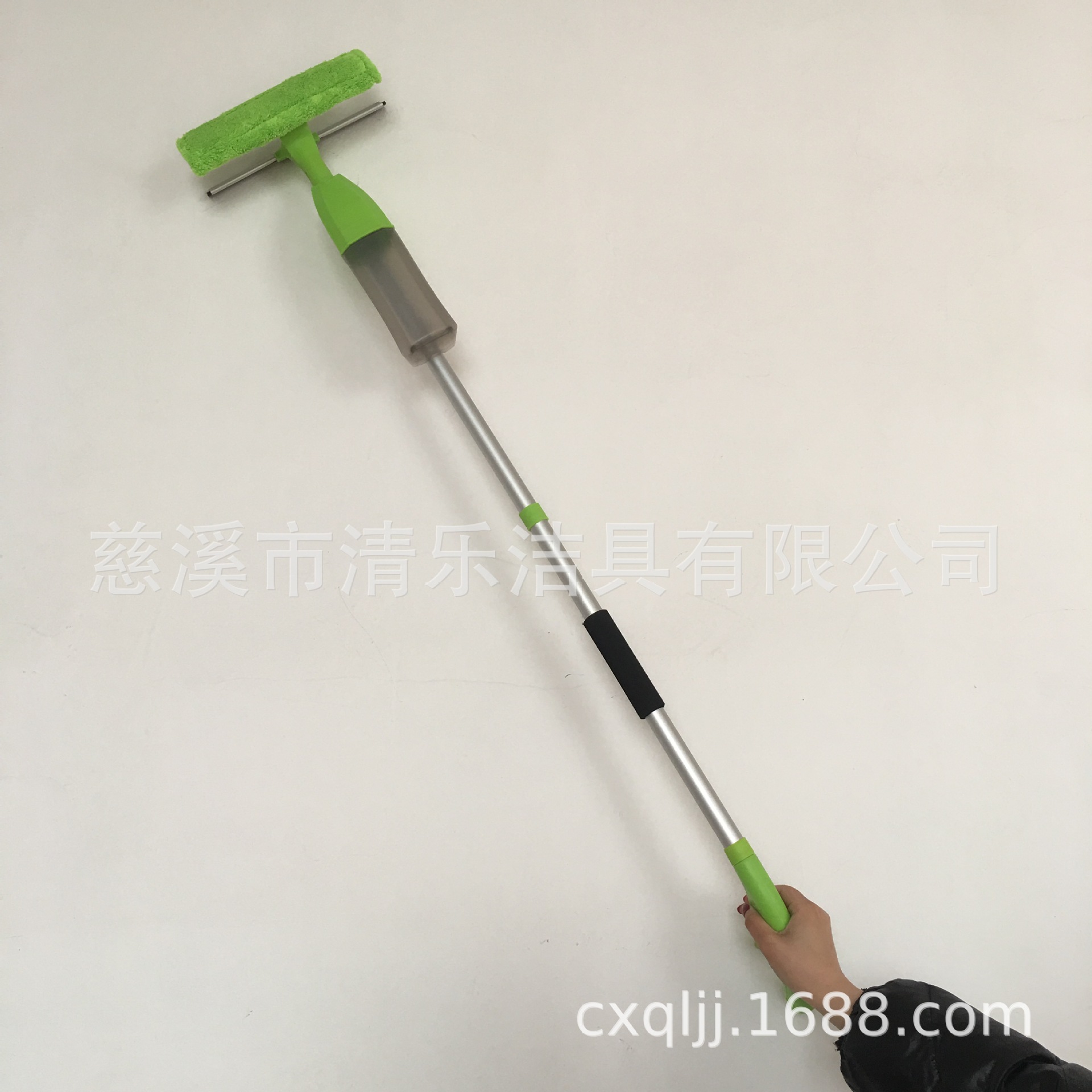 加长伸缩铝管 三合一喷水窗刮 擦玻璃器、擦窗器/玻璃刮/水刮/
