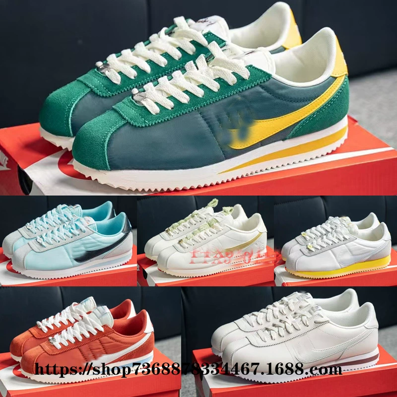 Обувь Putian Pure Original классические Cortez кожаные Forrest Gump ретро первой генерации мужские и женские спортивные кроссовки для бега