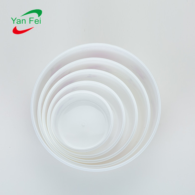 Caja de preservación redonda doméstica de 5 piezas, caja de almacenamiento sellada, caja de almuerzo portátil para picnic, caja de almuerzo para trabajar