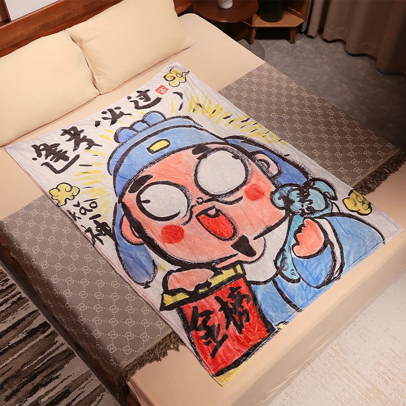 Leche mantas de peluche siesta de oficina delgada mantas de aire acondicionado de coral sofá de franela edredón pequeña cama