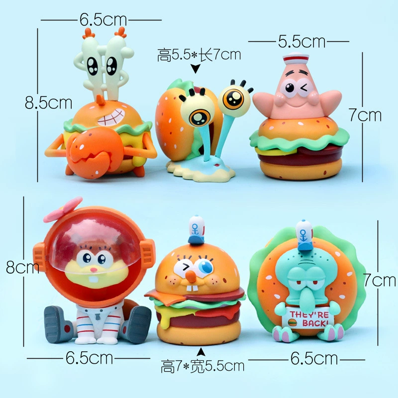 Q-version anime mini figure, cute character collectible, single blind-style figurine (61 g)