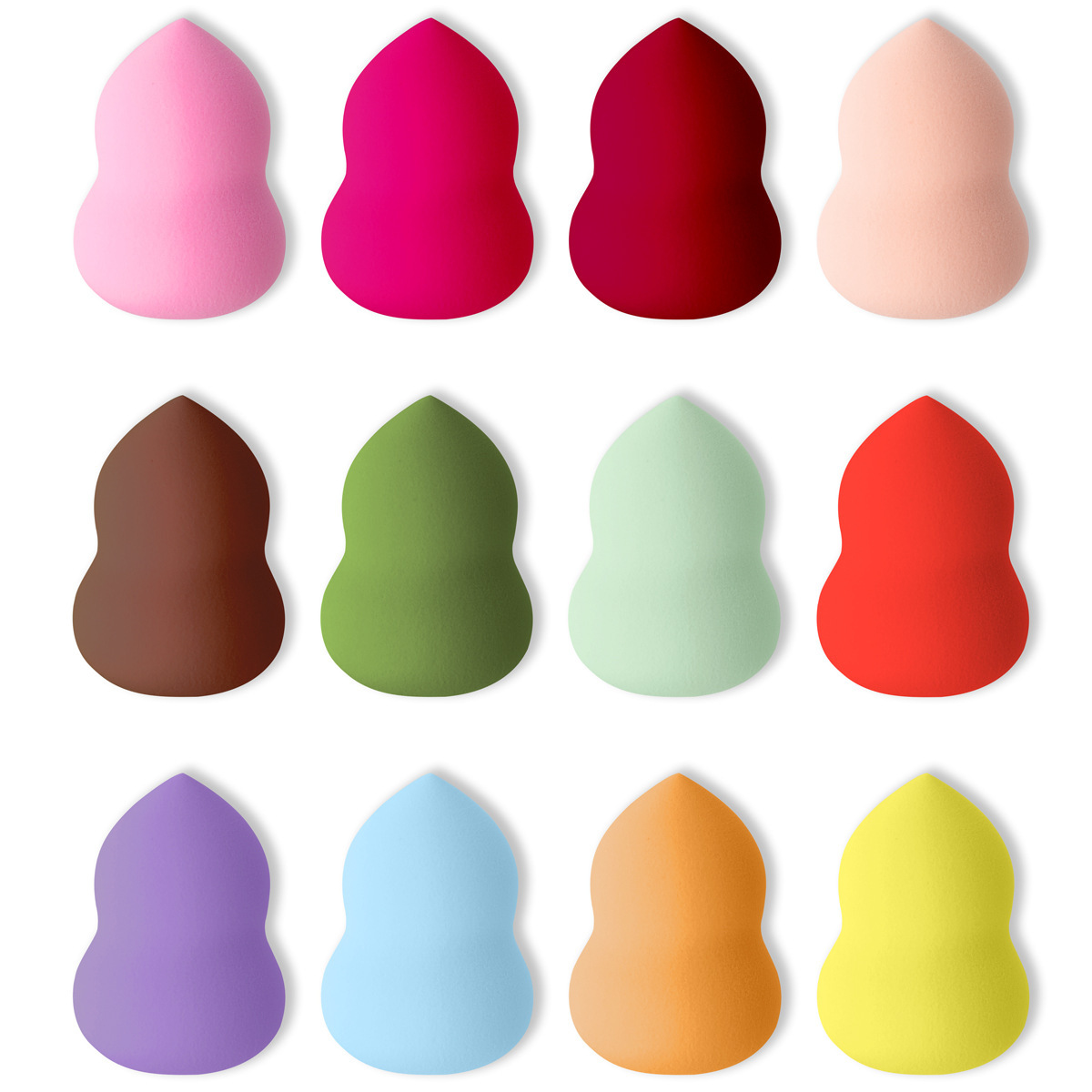 Huevo de belleza caja de huevo traje calabaza agua gota polvo puff maquillaje huevo maquillaje cojín de aire esponja herramientas de belleza