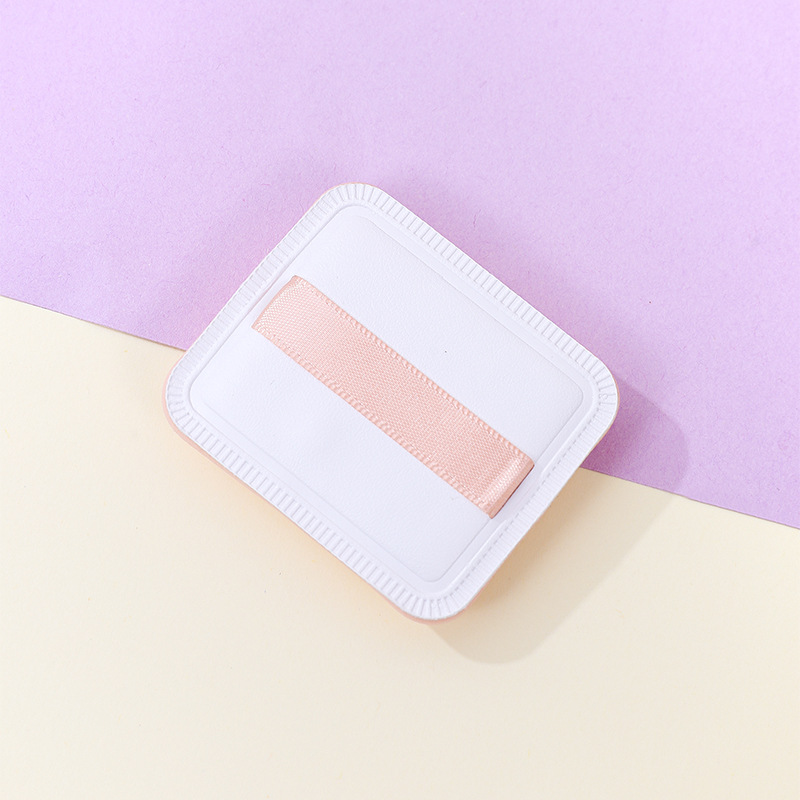 Polvo de marshmallow super grueso redondo cuadrado triángulo esponja polvo de aire almohadilla de aire no se pega polvo herramientas de maquillaje al por mayor