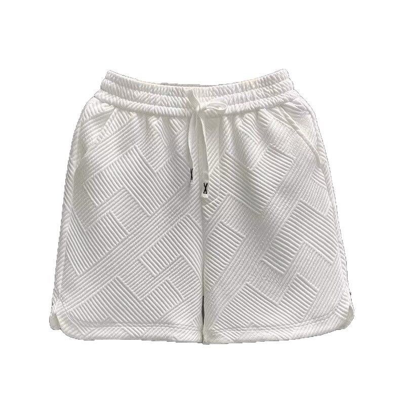 Pantalones cortos casuales universales para hombres, pantalones casuales tridimensionales de verano, pantalones de tendencia, pantalones rectos, pantalones de calzado, comercio exterior al por mayor transfronterizo