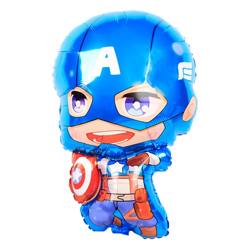 Marvel traje globo Iron Man Capitán América Spider-Man Avengers tema niño Decoración de cumpleaños