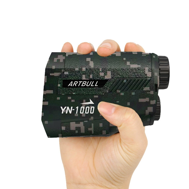 Трансграничная горячая Распродажа YN-1000 Камуфляжный лазерный дальномер телескоп Охота на открытом воздухе угол измерения высоты в диапазоне 1000 м
