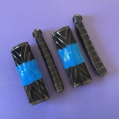 Motorcycle Handle Cover Rubber Handle Anti-Slip Brake - black-blue-black-handlebar-cover-black-brake-cover