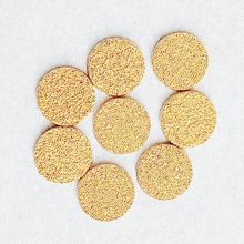 黄铜粉末滤片消音器消声片点式多孔CNC真空吸盘过滤专用10*2 12*2