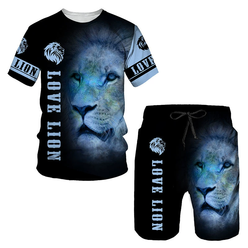 Спортивный костюм, летний сет, шорты, модные брюки, 3D, Cross-border торговля, AliExpress