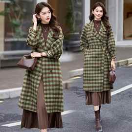 现货主推手工缝制简约时尚减零气质通列保暖双面羊绒大衣送腰带