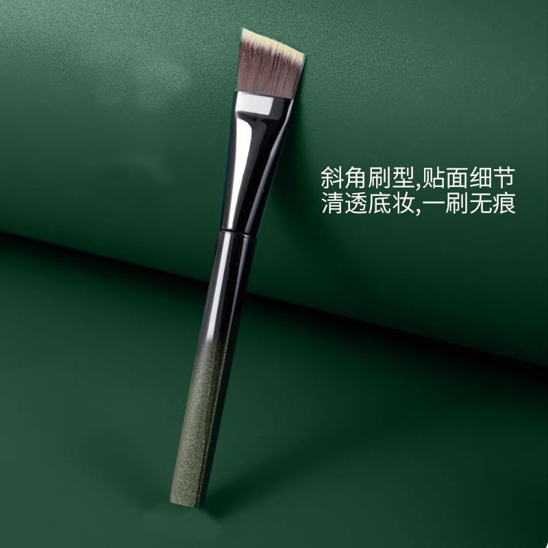 Tekli Makyaj Fırçası - Düz Balık Kuyruğu Fondöten Fırçası Pudra Fırçası Eyeliner Fırçası Burun Kontur Fırçası Allık Fırçası Göz Farı Fırçası Kapatıcı Fırçası
