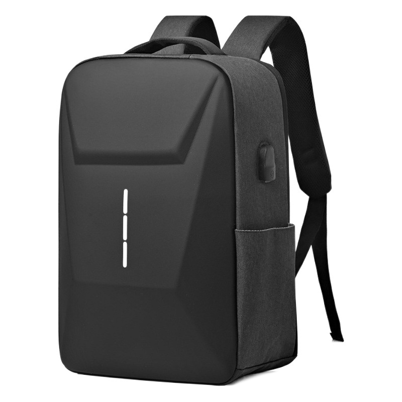 Mochila de negocios transfronteriza, mochila impermeable para ordenador para hombre, bolso de negocios informal de moda de concha dura de alta gama, bolso escolar para hombre