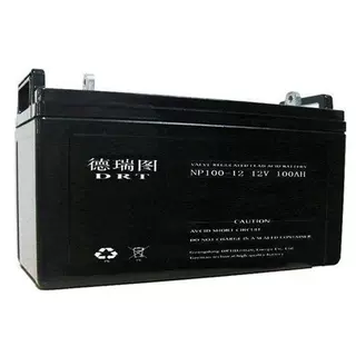 德瑞图蓄电池6GFM100 12V100AH直流屏 UPS电源 机房配电 太阳能配