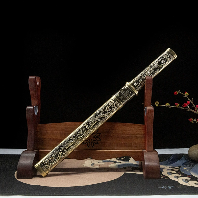 Длинный/Longquan ручная ковка туристическое ремесло, короткий меч образец маленький меч, маленький меч оборона городок, дом меч без открывания лезвия