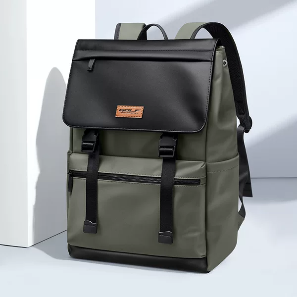 Golf Backpack Men's New Large Capacity 16inch Computer Backpack Travel Bag Clamshell College Student Bag