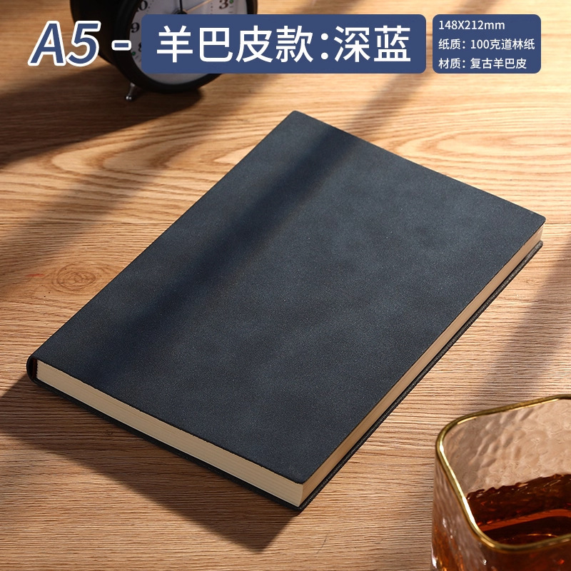 Auténtica piel de oveja - azul profundo