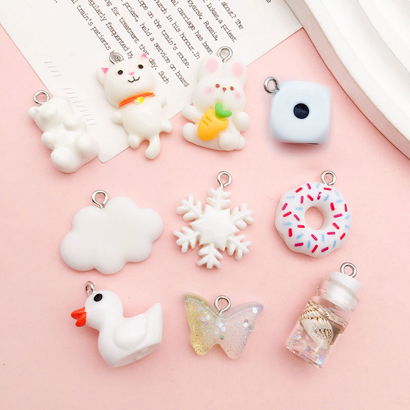 10 PCS/Package 10-30mm Alloy Animal Bear Candy Pendant display picture 5