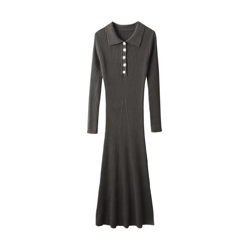 Long base elegant professional woolen dress