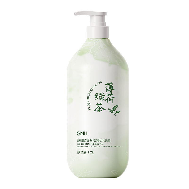 薄荷绿茶氨基酸沐浴露持久留香控油去油补水保湿沐浴乳一件代发|undefined
