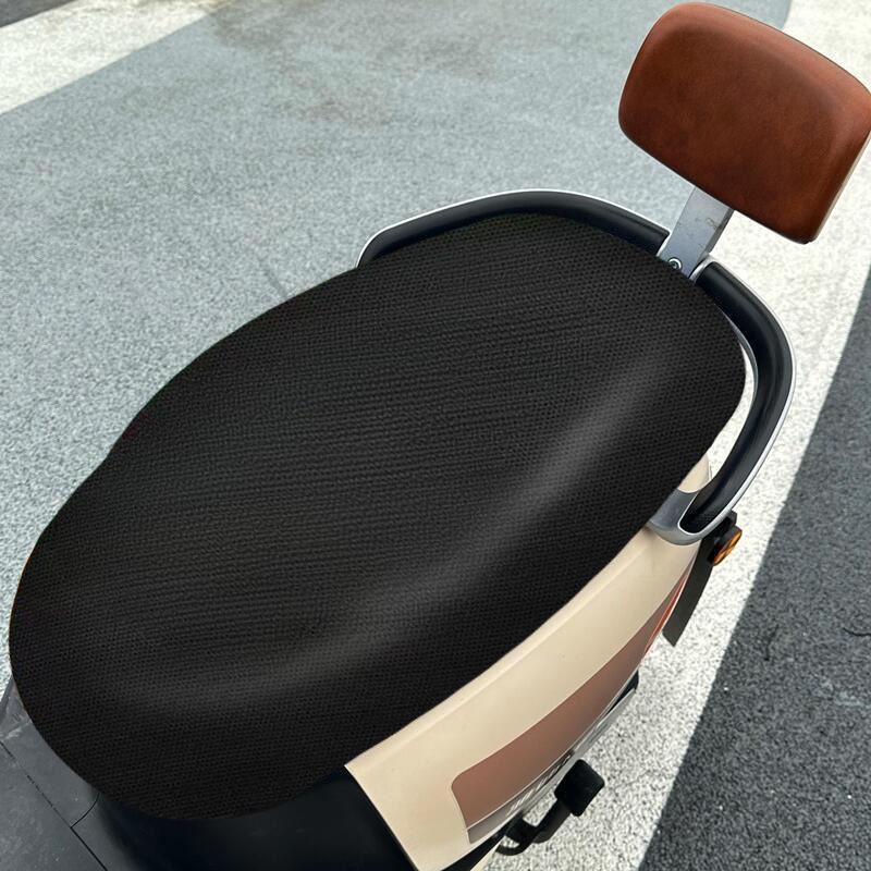 Electric car cushion | Motuoche Cartoon Motorcycle Seat - pure-black