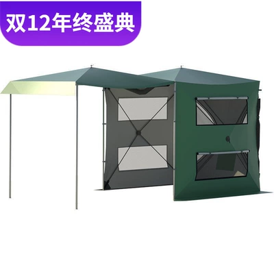 Avtomobil dam çadırları, automatic and quick-opening side tent