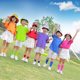 Solid Color Short Sleeve Shorts suit Skirt Cotton Comfortable Color Children's Children's Performance Clothes Dopamine Chorus Clothes