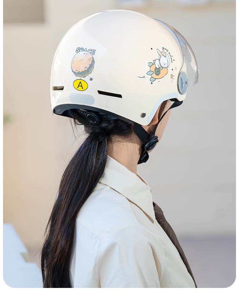 Electric motorcycle helmet 3C certified half helmet