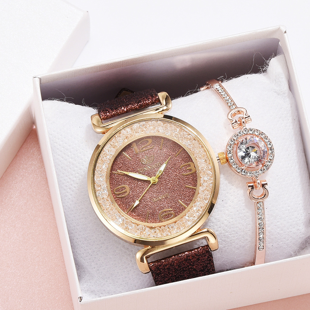 Fashion Round Buckle Quartz Women's Watches display picture 6