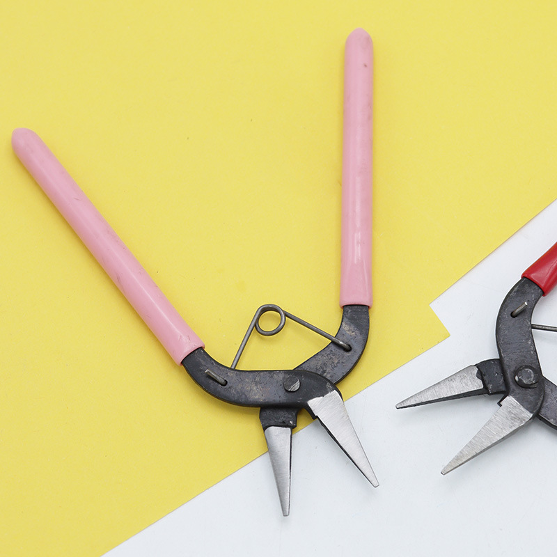 DIY-Handwerkswerkzeug: Multifunktionszange mit spitzer, zahnloser Flachzange zum Öffnen von Schmuckringen_voghion.com