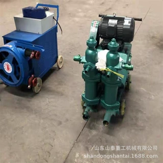 活塞式锚杆水泥砂浆注浆机可钻孔打桩注浆使用寿命长压力大