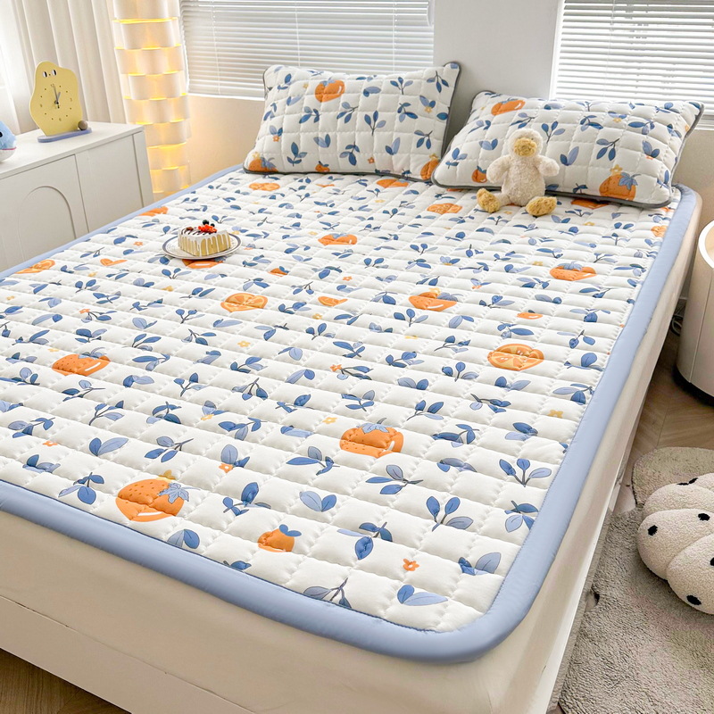 2024 새로운 대형 침대 세척 면 두꺼운 퀼트 침대 매트리스