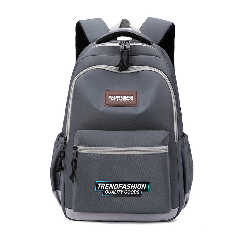 Mochila de pescado natural universitaria de alta capacidad para estudiantes de secundaria primaria simple y de alto valor facial para estudiantes de primaria de grado 3 - 6