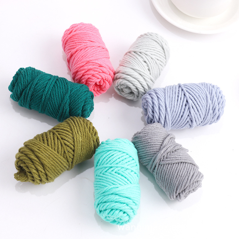 15色儿童DIY手工毛线 幼儿园手工diy材料毛线团儿童创意编织毛线