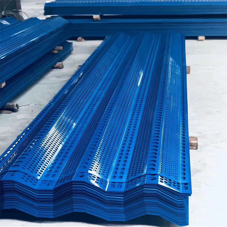 板厚0.5——1.0厚的防风抑尘网 挡风墙价格优惠 防风网架子安装