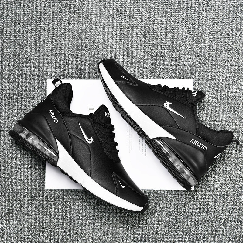 Трансграничная обувь для пар большого размера кожаная надувная мужская обувь корейская повседневная спортивная обувь 2020 осень новая обувь для бега