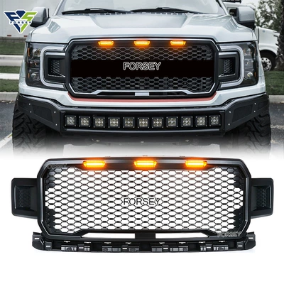 Suitable for 18-19 Ford F- 7.5kg front grille without lights on the sides