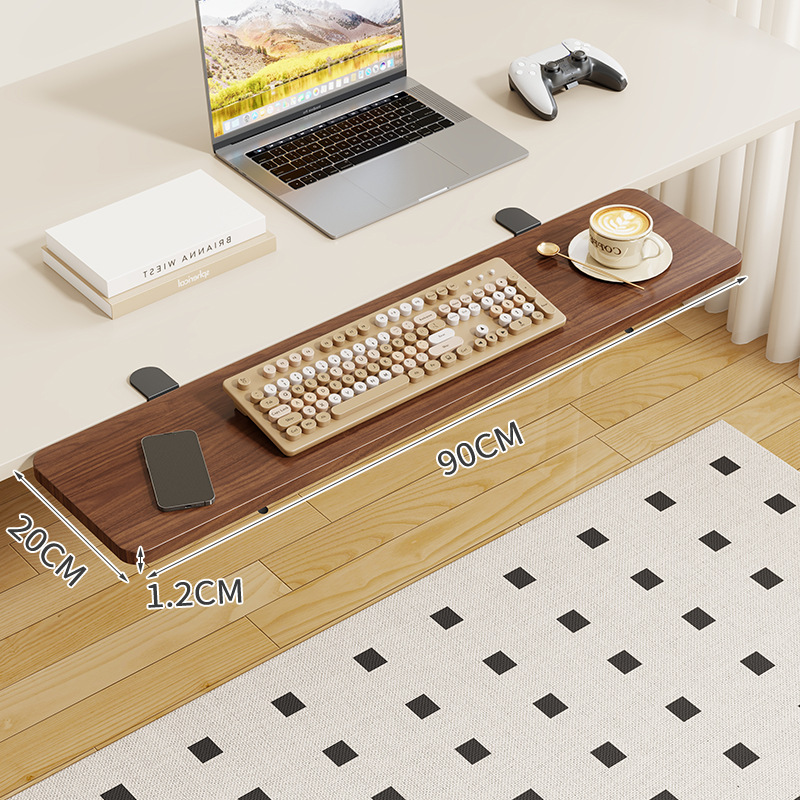 Extensión Plegable de Escritorio para Computadora con Soporte de Brazo para Oficina image 14