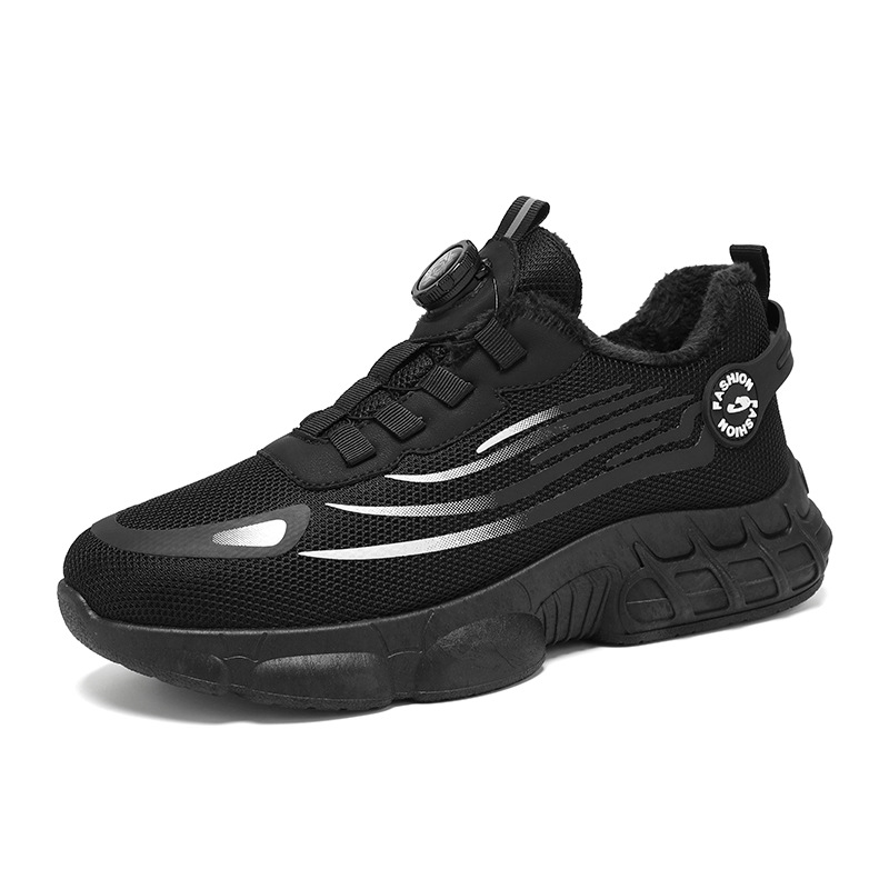 Zapatos de invierno para hombres nuevos zapatos de hombre más terciopelo grueso calentamiento zapatos deportivos de algodón grueso zapatos de correr casuales