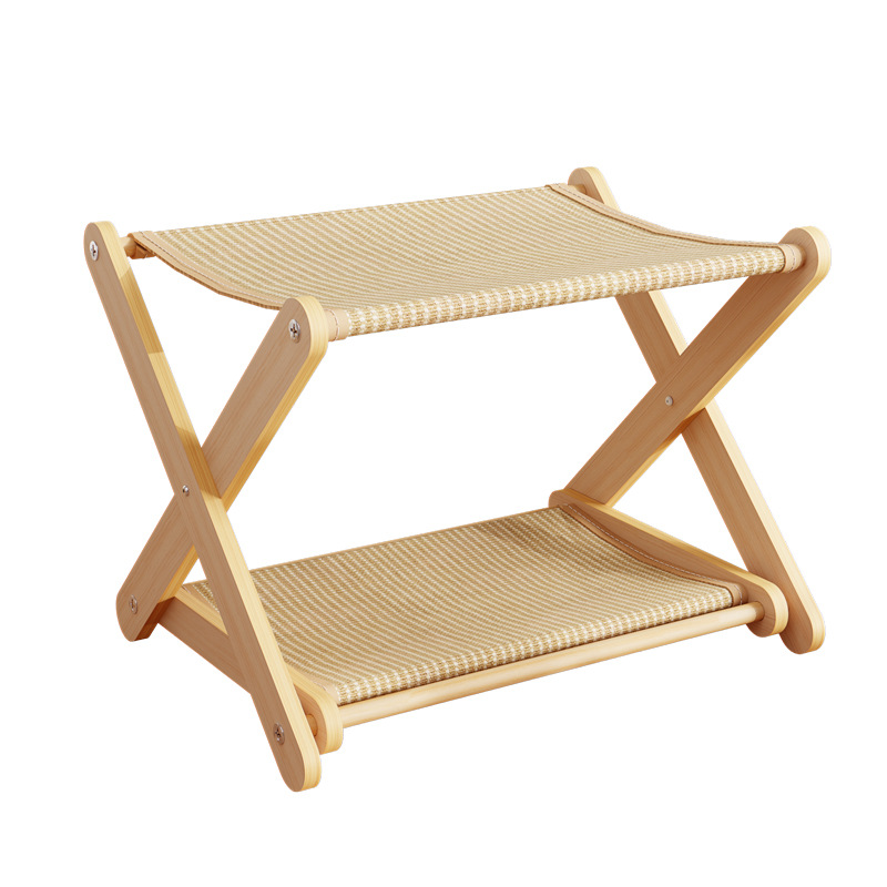 Soporte de madera real, tablero de agarre para gatos, hamaca universal para gatos de cuatro estaciones, nido de gatos de madera maciza, cama para gatos, cama para mascotas, nido para gatos, cama para gatos