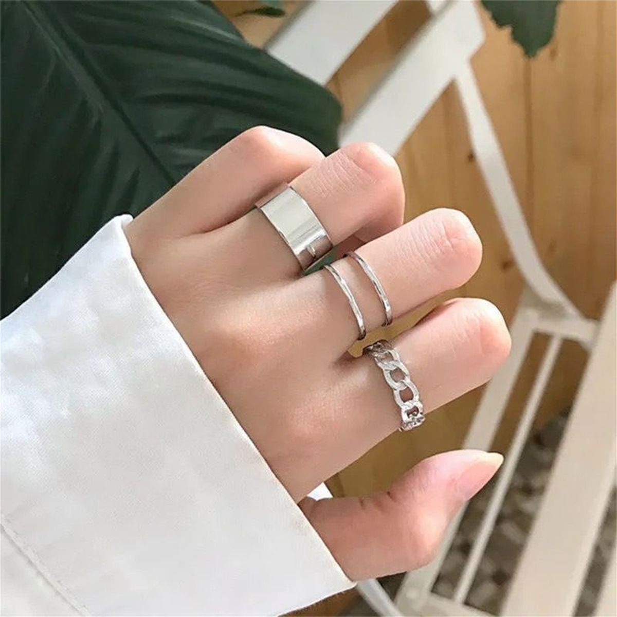  Anillo de liquidación de agosto - Diseño de nicho minimalista con graffiti y borde ondulado, elegante y exquisito, perro Pachia image 6