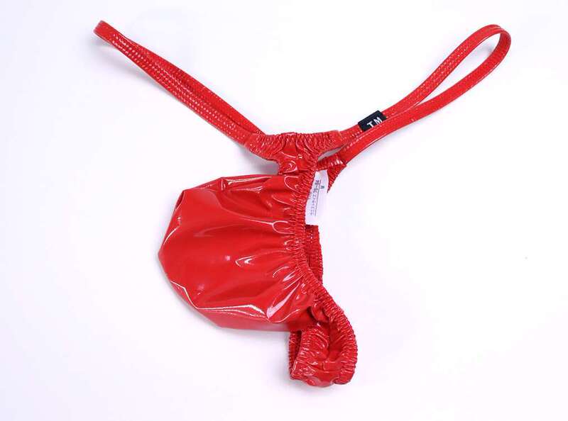 2023 men's bright leather thong sexy small bag thong men's bright leather sexy wrapped convex bag leather 2023 men's bright leather thong sexy small bag thong men's bright leather sexy wrapped convex bag leather