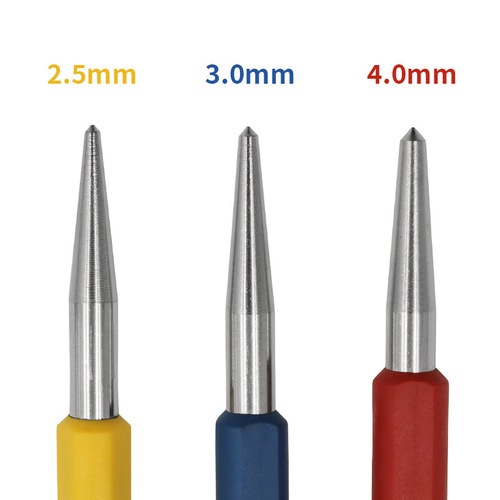 Three-piece set of sample punch, center punch, positioning punch, cylindrical punch with high hardness, fitter drilling and punching pin, ejection punch
