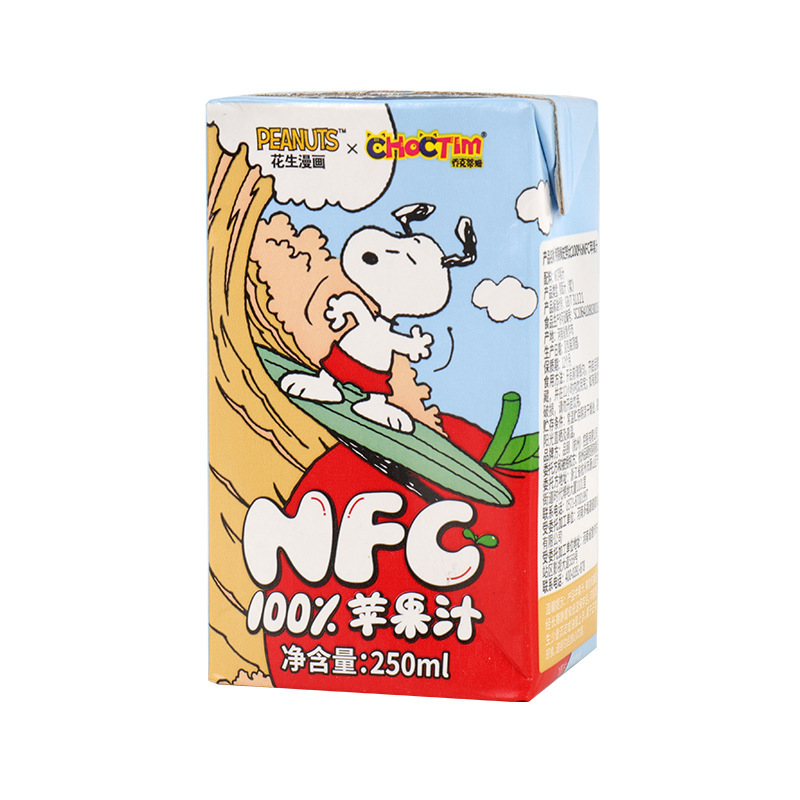 ジョクティムスヌーピーNFCジュース飲料250mlマンゴーブドウリンゴ水蜜桃汁飲料野菜ジュース|undefined