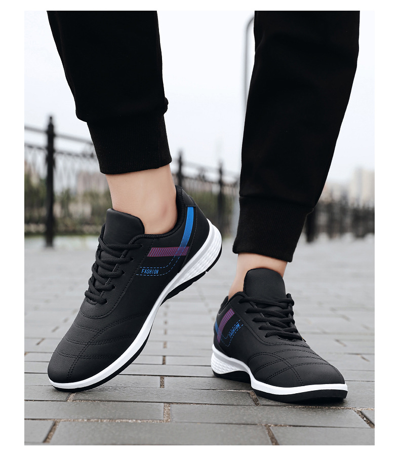 Herren Lederschuhe Sneakers Mesh Stoff Rutschfeste Bequeme Atmungsaktive Schuhe Sneakers_voghion.com