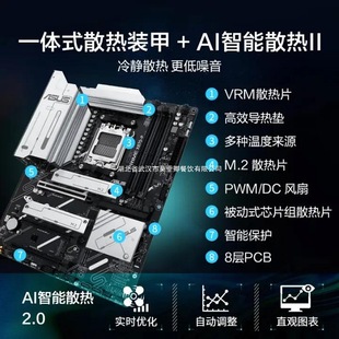 �A�TPRIME X870-P̨ʽ��XATX֧���m��CPUAM5 9700X\9900X/9950X