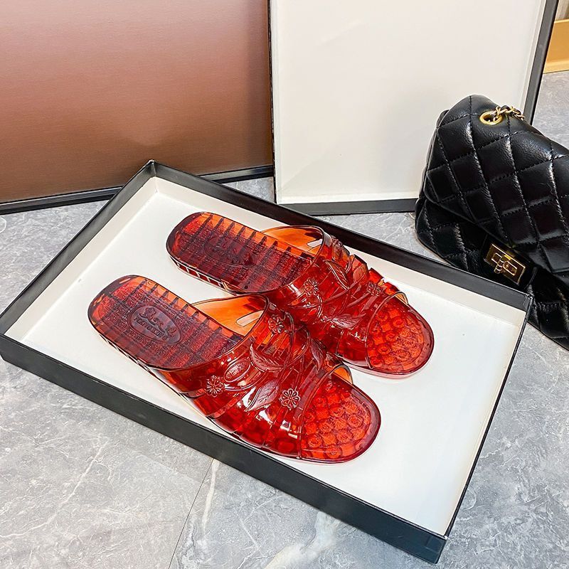 【Buy One Get One Free】Women's Summer Home Non-Slip Soft Sole Indoor Flat Thick Sole Bathroom Outdoor Slippers 【Buy One Get One Free】Women's Summer Home Non-Slip Soft Sole Indoor Flat Thick Sole Bathroom Outdoor Slippers